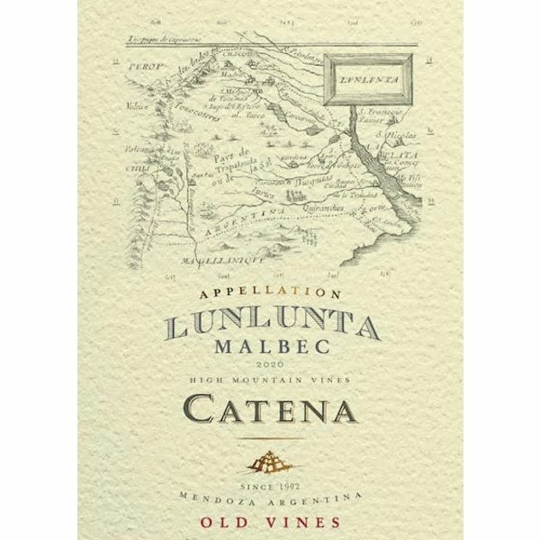 Catena Appellation Lunlunta Malbec Old Vines 2021 - Image 2