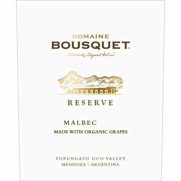 Domaine Bousquet Reserve Organic Malbec 2021 - Image 2