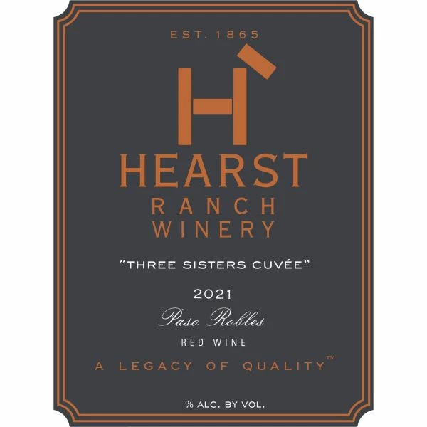 Hearst Ranch Three Sisters Cuvee Red 2021 - Image 2