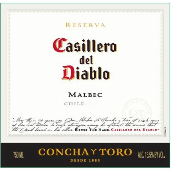 Casillero Del Diablo Reserva Malbec 2021 - Image 2