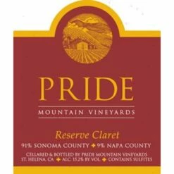 Pride Mountain Vineyards Reserve Claret (1.5 Liter Magnum) 2012