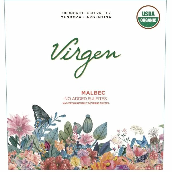 Domaine Bousquet Virgen Natural Malbec 2022 - Image 2