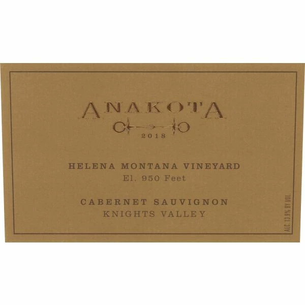Anakota Helena Montana Vineyard Cabernet Sauvignon 2018 - Image 2