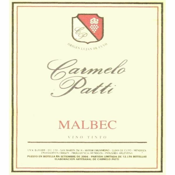 Carmelo Patti Malbec 2018 - Image 2