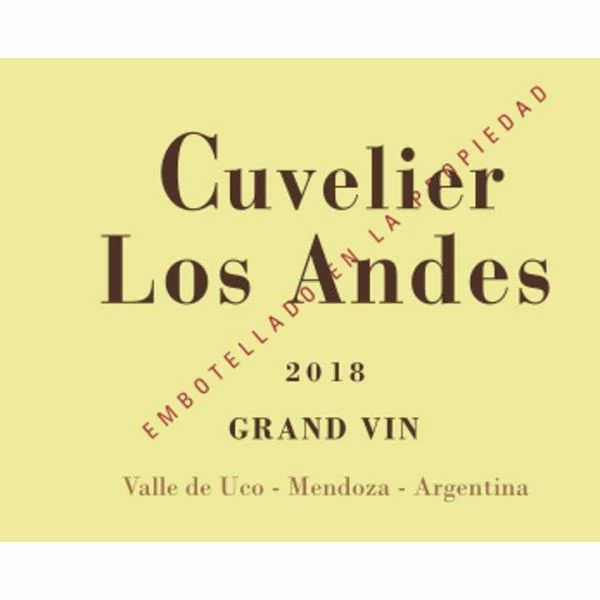 Cuvelier Los Andes Grand Vin 2018 - Image 2