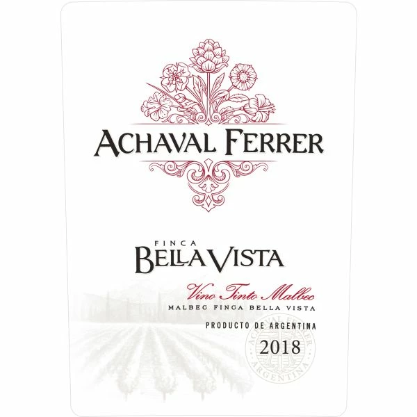 Achaval-Ferrer Finca Bella Vista Malbec 2018 - Image 2