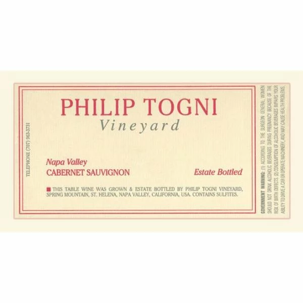 Philip Togni Cabernet Sauvignon 2018 - Image 2