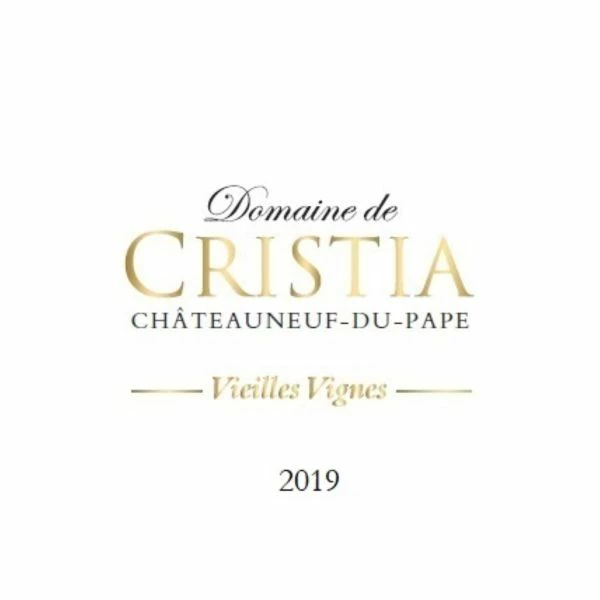 Domaine De Cristia Chateauneuf-du-Pape Vieilles Vignes 2019 - Image 2