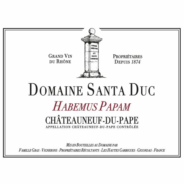 Domaine Santa Duc Habemus Papam Chateauneuf-du-Pape 2020 - Image 2