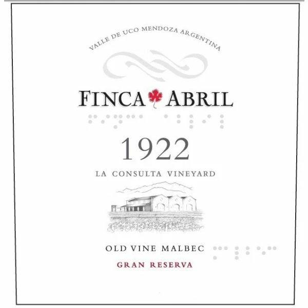 Finca Abril 1922 Malbec 2018 - Image 2
