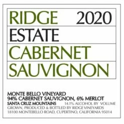 Ridge Estate Cabernet Sauvignon (1.5 Liter Magnum) 2020